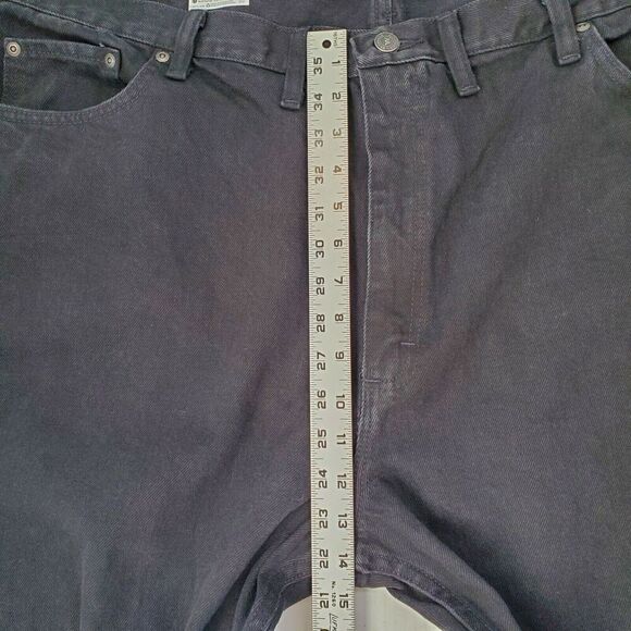 Wrangler Jeans Authentics Classic 5-Pocket Regular Fit Jean Black Mens 46X32 NWT - Picture 6 of 12